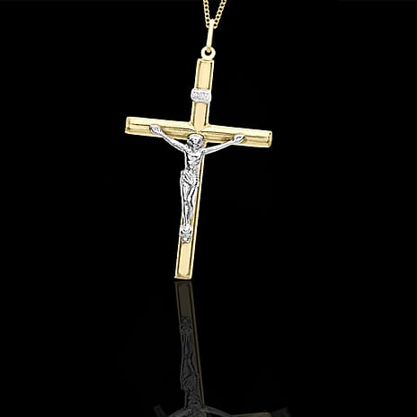 9K White Gold  Pendant,  Gold Wt. 1.9 Gms