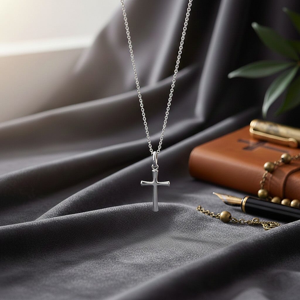 9K White Gold  Pendant,  Gold Wt. 0.83 Gms