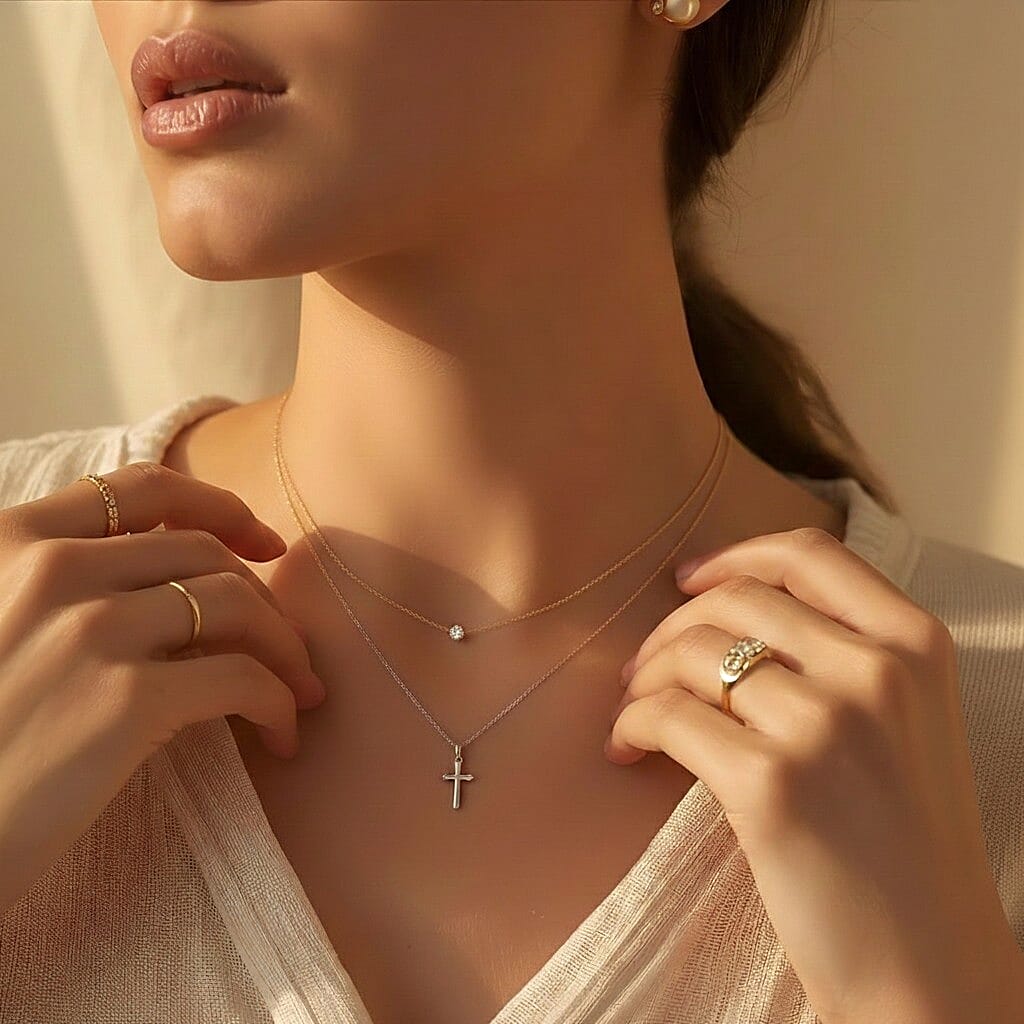 9K White Gold  Pendant,  Gold Wt. 0.83 Gms