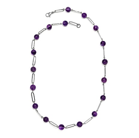 Amethyst Necklace (Size - 20) 67.70 Ct.