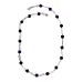African Amethyst NecklaceE (Size - 20) Stainless Steel 67.700 Ct.