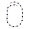 African Amethyst NecklaceE (Size - 20) Stainless Steel 67.700 Ct.