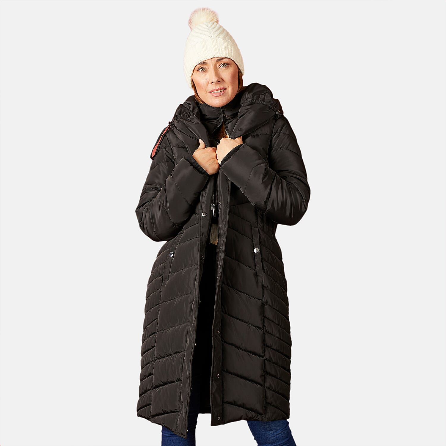 Emreco Polyester Coat (Size 1x1 cm) - Black