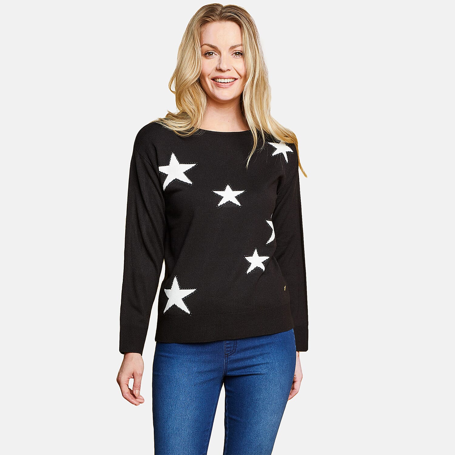 Emreco Multi Star Jumper (Size L) - Black