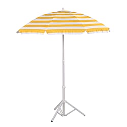 Multi-Purpose Adjustable Parasol with Carry Bag (Size 170 cm) - Yellow