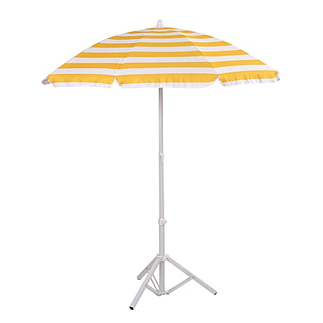 Multi-Purpose Adjustable Parasol with Carry Bag (Size 170 cm) - Yellow