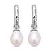 Fresh Water Pearl Drop Earrings in Sterling Silver
