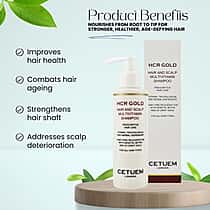 Cetuem- HCR Gold Hair & Scalp Multivitamin Shampoo - 150ml