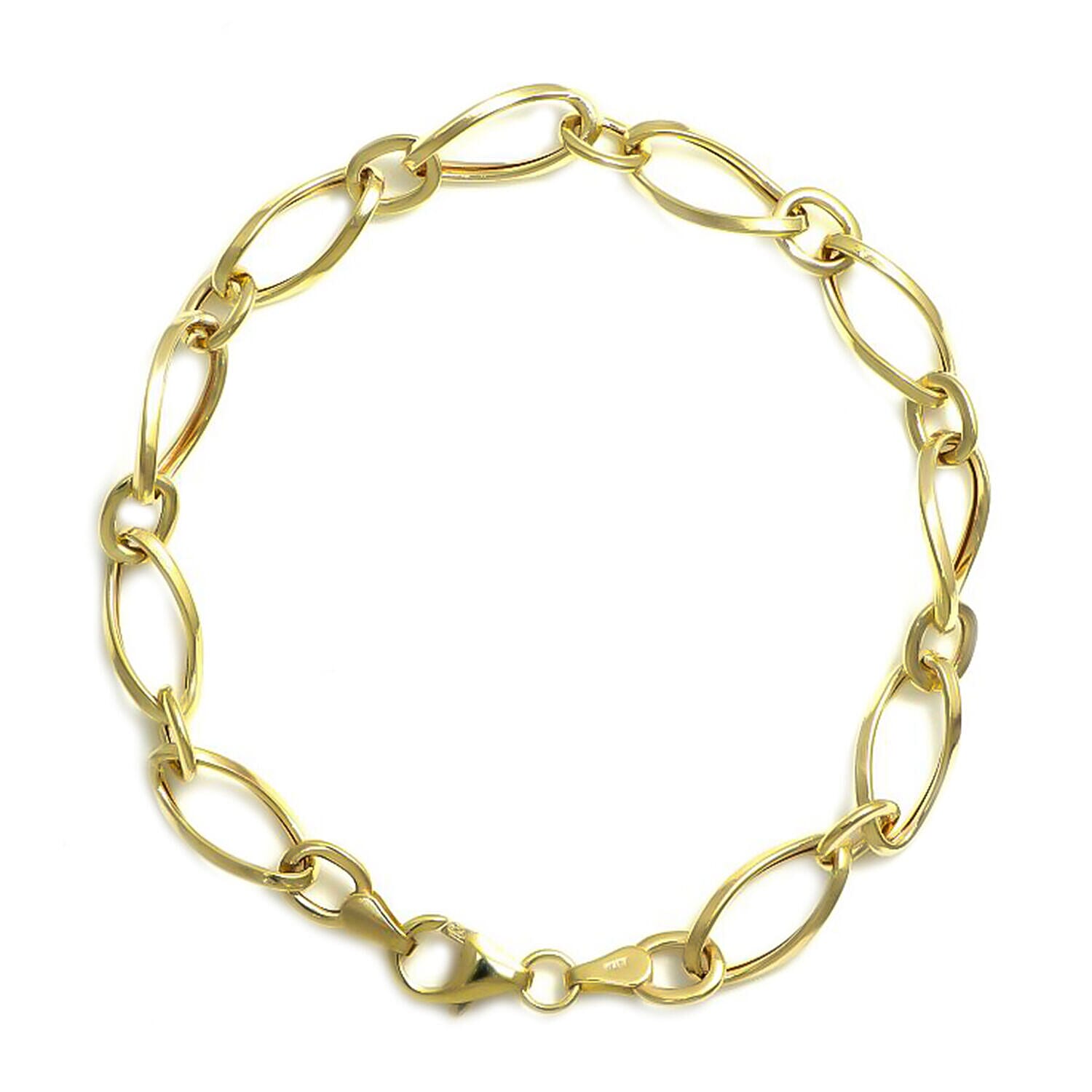 9K Gold Bracelets 9ct Yellow White Gold Bracelets in UK TJC