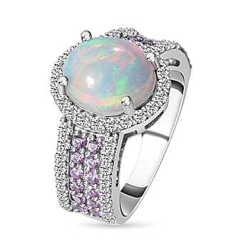 https://tjcuk.sirv.com/Products/72/5/7257092/Ethiopian-Opal-Pink-Sapphire-White-Zircon-Ring-in-Rhodium-Overlay-Ster_7257092_3.jpg?w=342&h=342