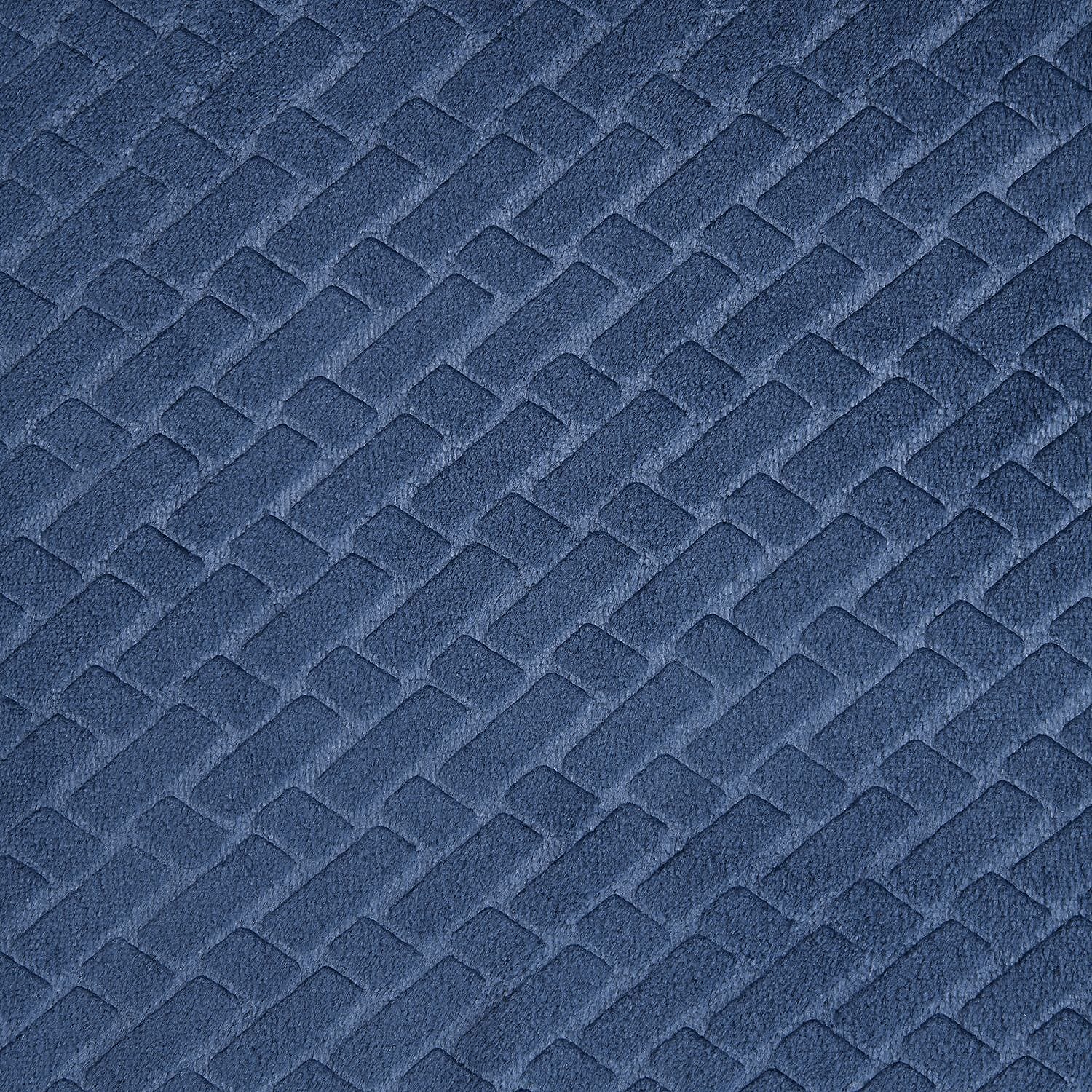 Embossed Flannel Blanket (Size 160x130 cm) - Navy