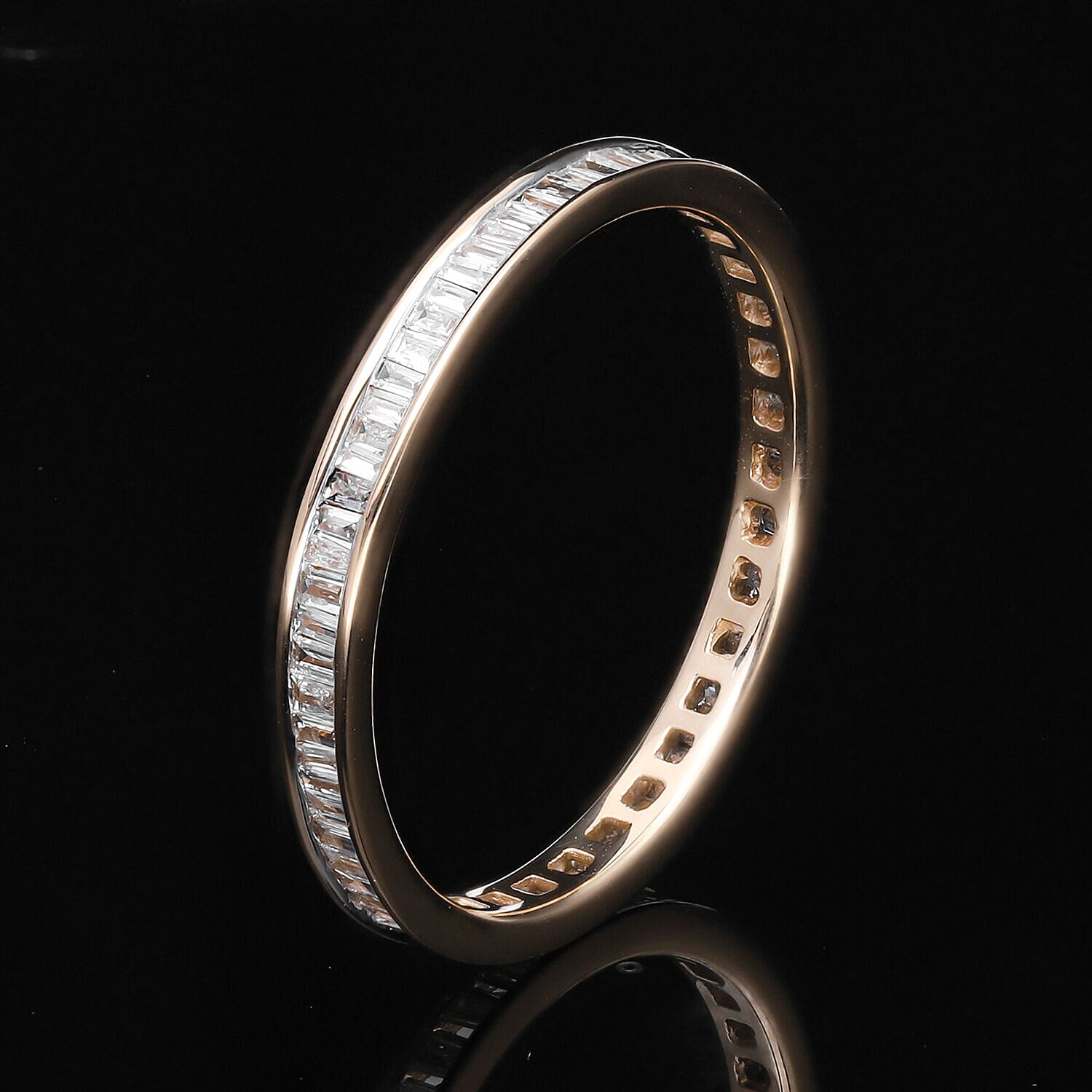 14K Yellow Gold SGL White Diamond (I1-I2 -G-H) Ring 0.50 Ct