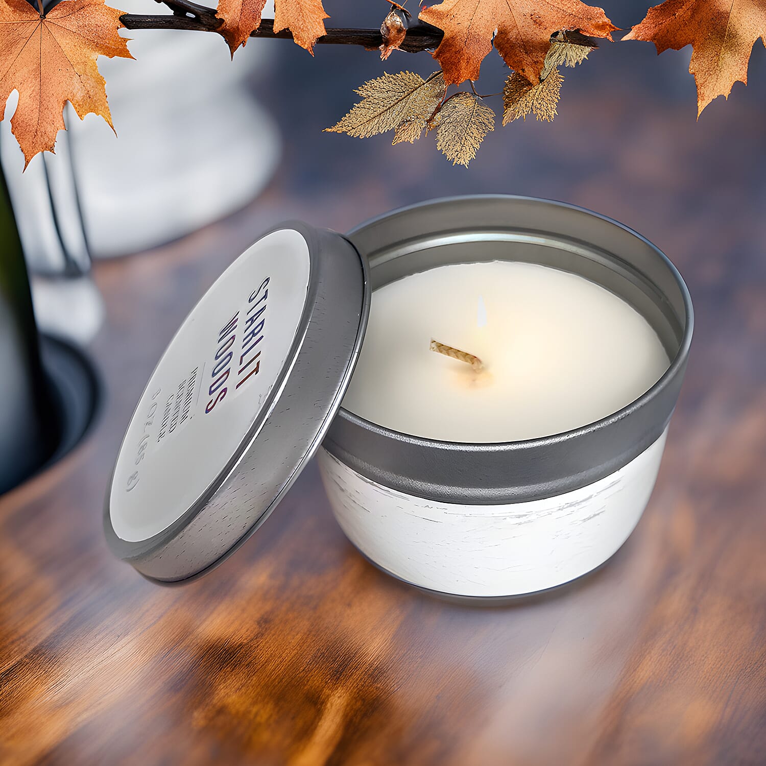 Set of 3 Candle Tins (3 x 85 Gms) - (Country Holiday, Alpine Forest, Starlit Woods)