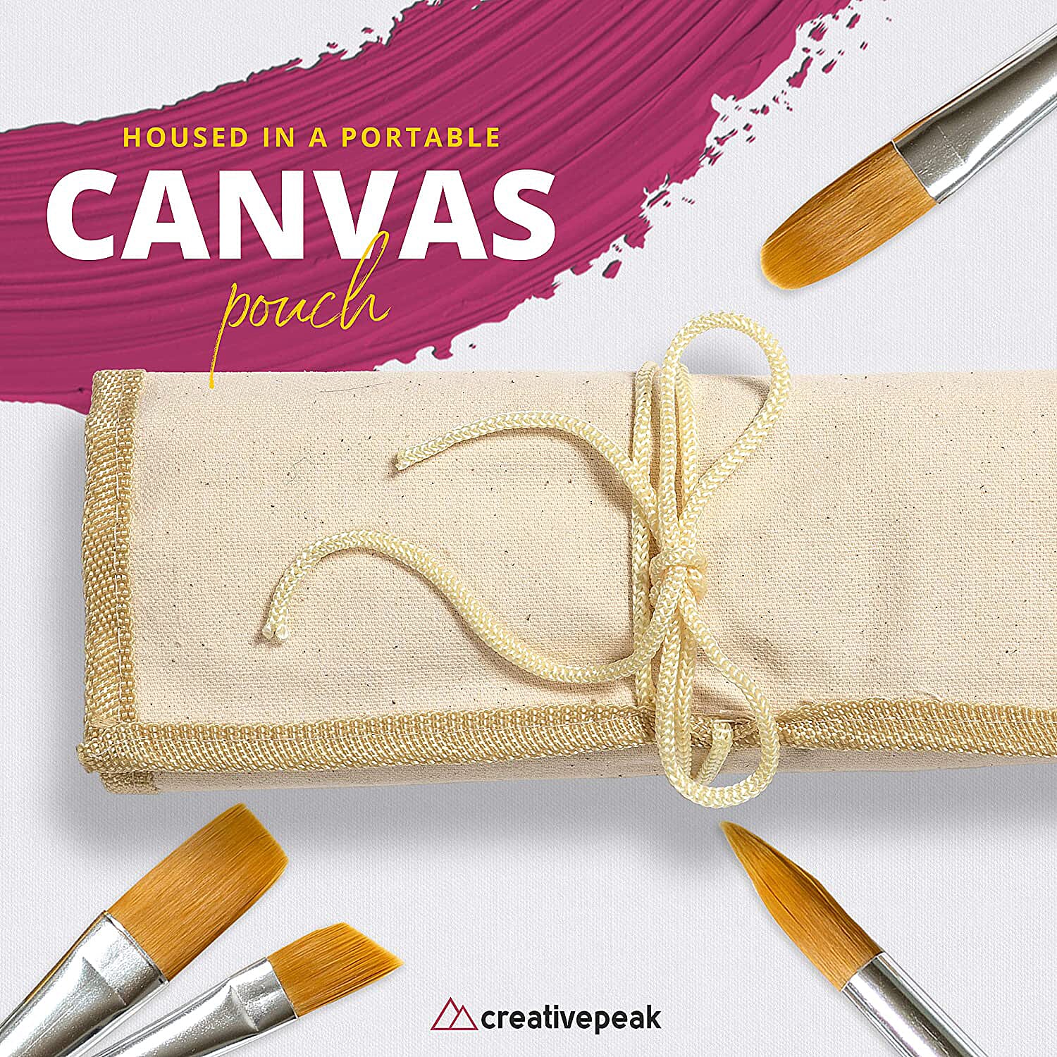 Creativepeak Paintbrush Gift Set- 24 Piece Set