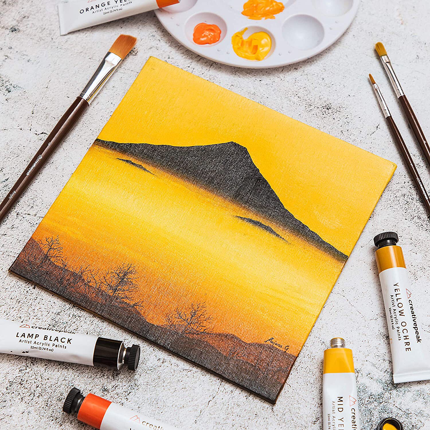 Creativepeak Paintbrush Gift Set- 24 Piece Set