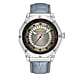 Monster Deal - Gamages Of London Compass Mens Watch with Grey Colour Leather Strap