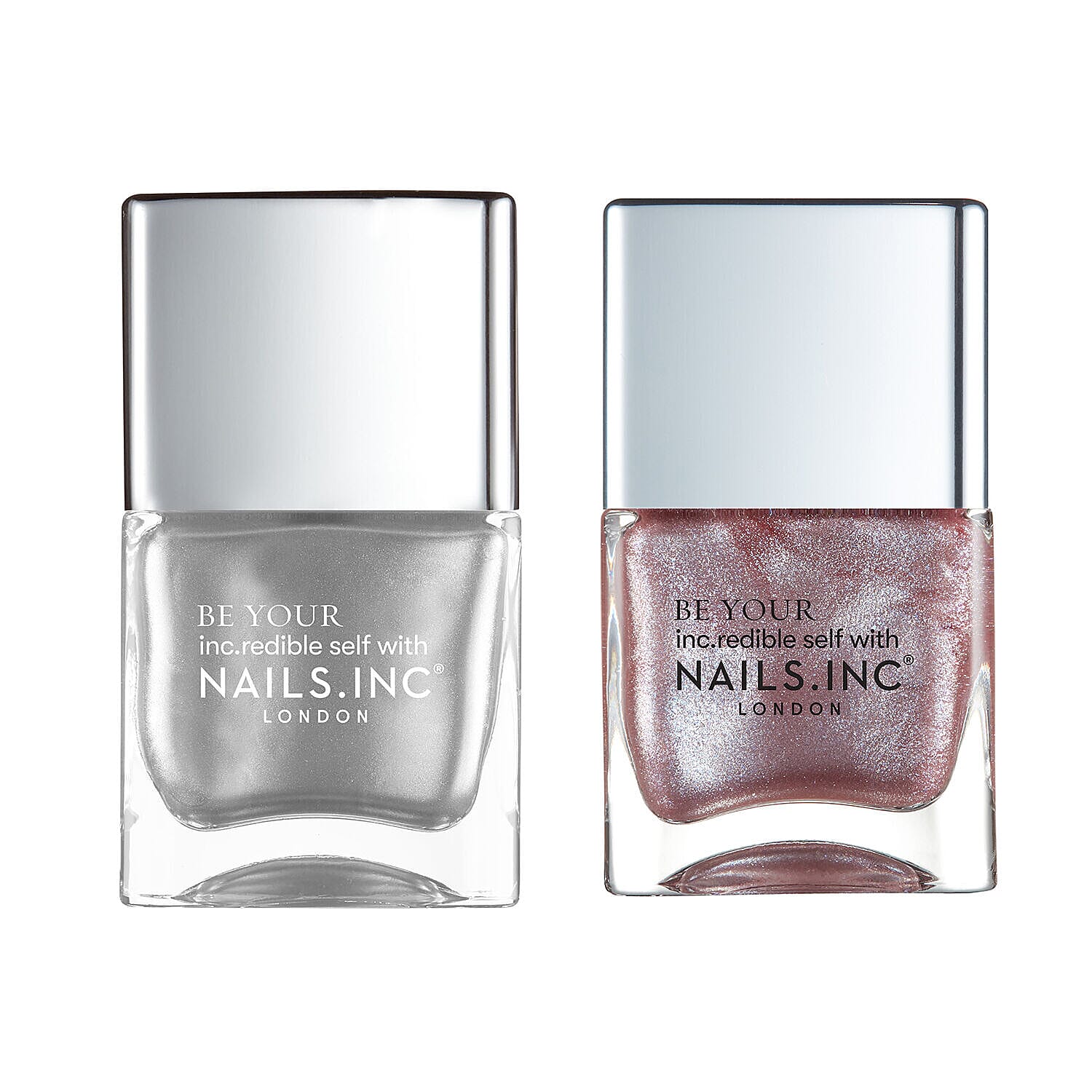 Nails Inc-You Have Got The Flower Power & Chrome Sweet