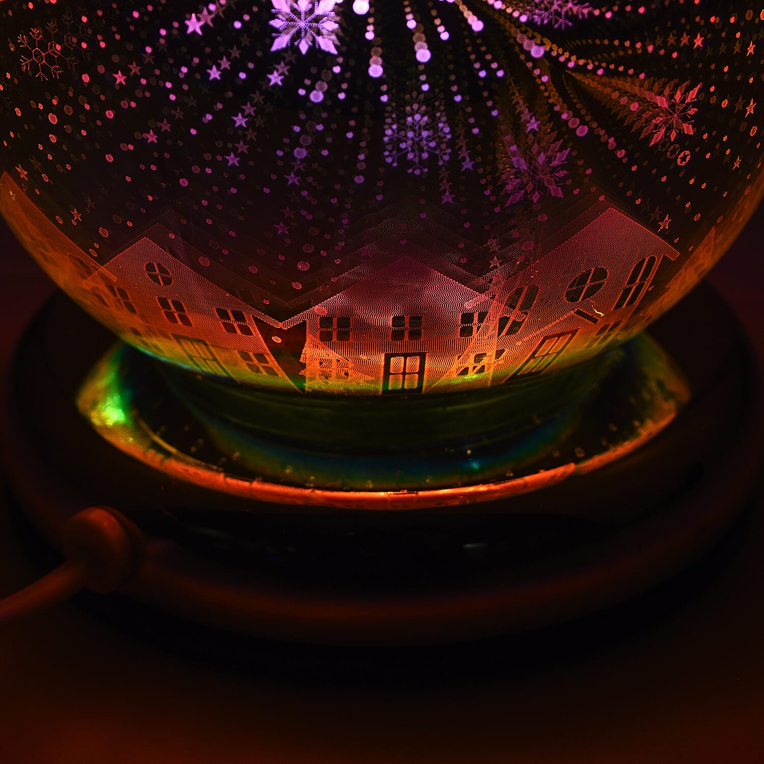 Lesser & Pavey Silver Santa Sleigh Aroma Lamp (Size 12x12x17 Cm) - Multi