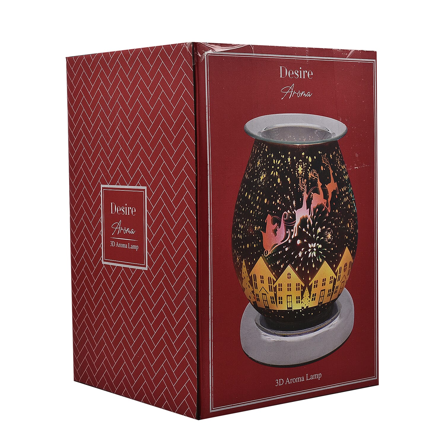 Lesser & Pavey Silver Santa Sleigh Aroma Lamp (Size 12x12x17 Cm) - Multi