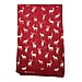Reindeer Print Scarf - Burgundy