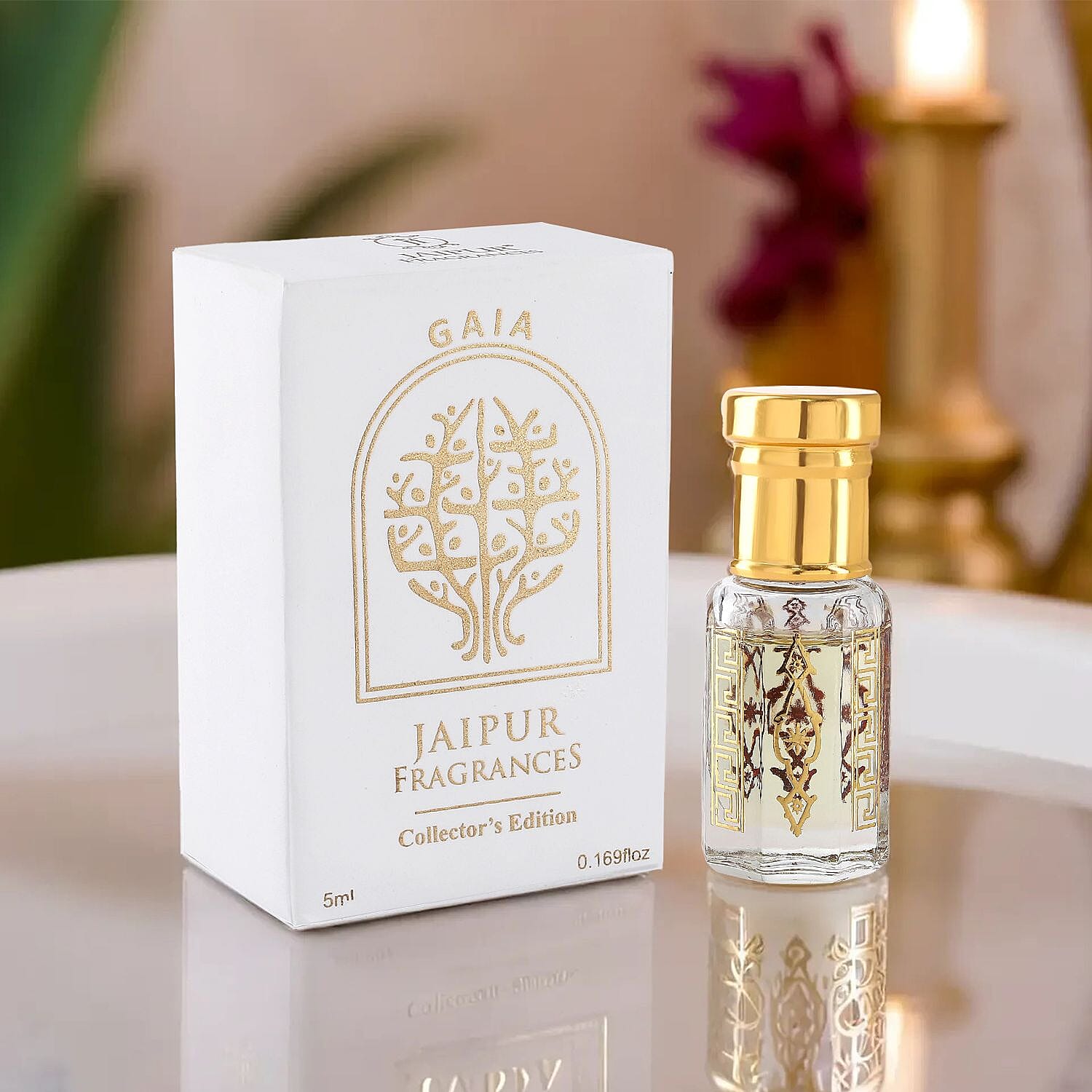 Jaipur Fragrances - 100% Natural Concentrated Perfume Greek Goddess Collection - Gaia (5 ml)