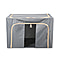 Homesmart Storage Box with Metal Frame (Size 60x42x40 cm) - Grey
