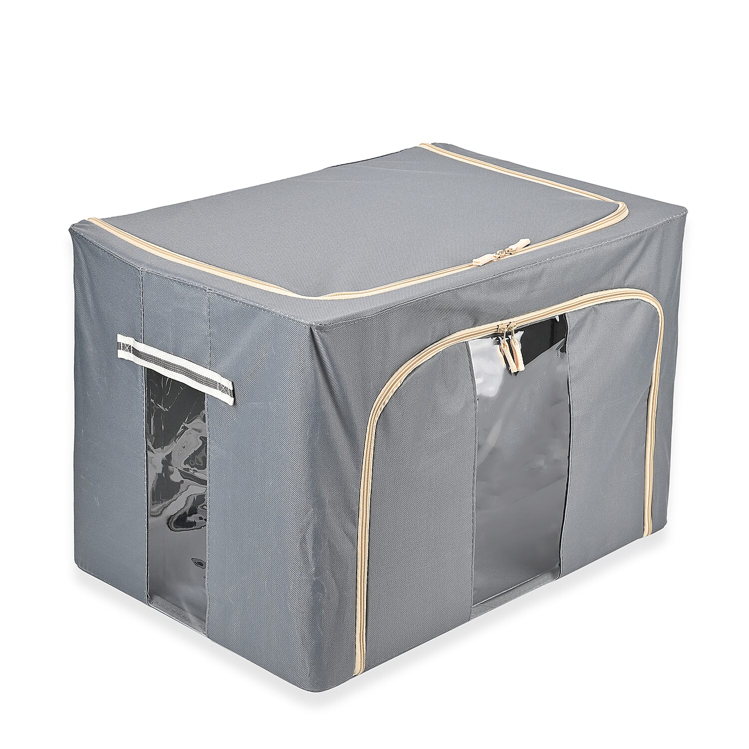 Homesmart Storage Box with Metal Frame (Size 60x42x40 cm) - Grey
