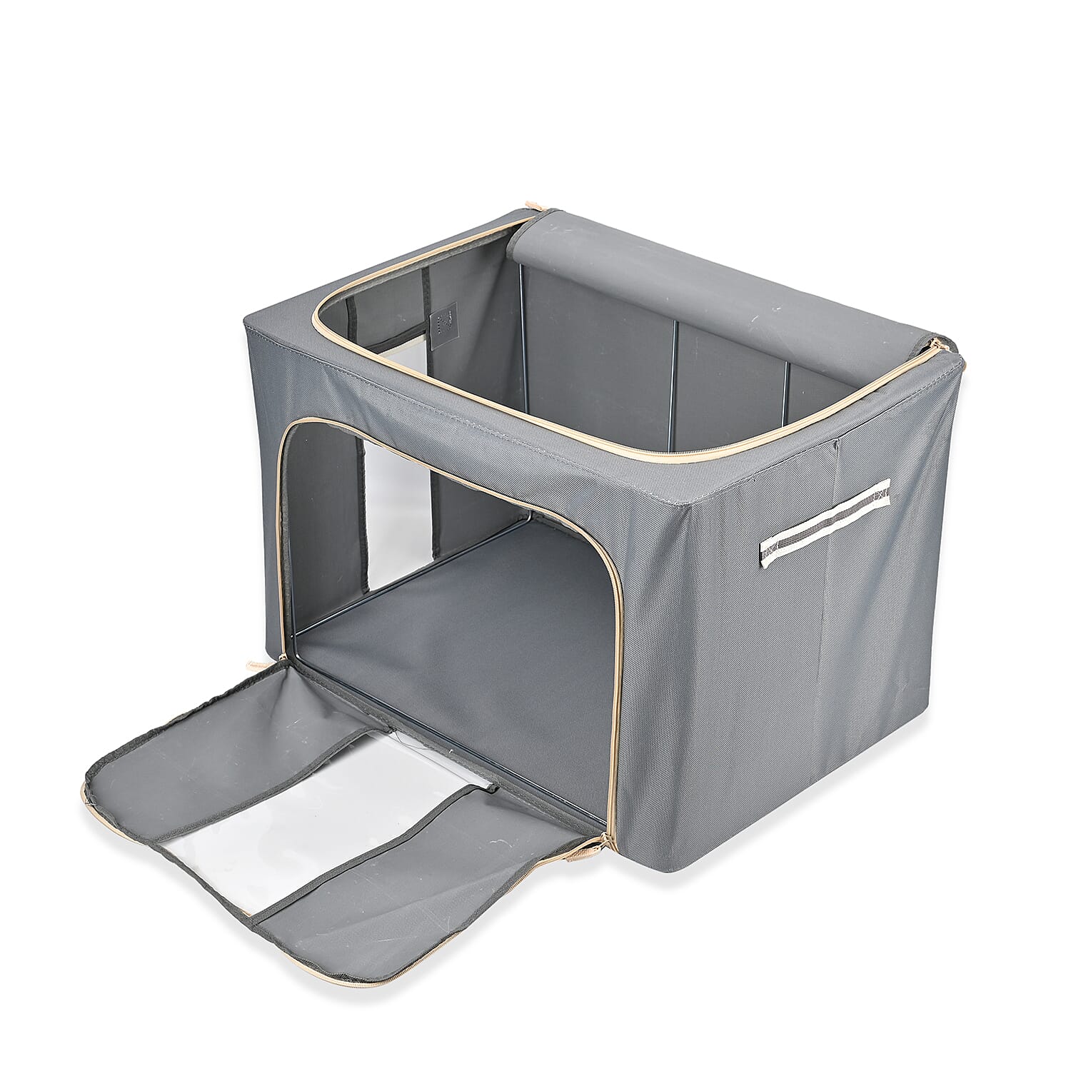 Homesmart Storage Box with Metal Frame (Size 60x42x40 cm) - Grey
