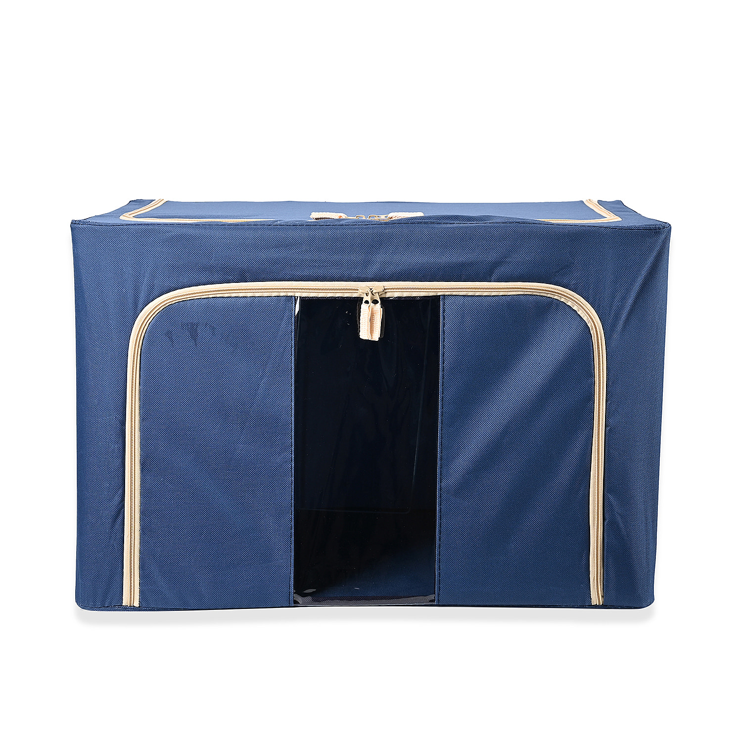 Spring Clean: Super Tidy Storage Box with Metal Frame - Navy