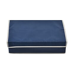 Homesmart Underwear Storage Box with Lid/17 Compartments (Size 44x28x12 cm) - Grey