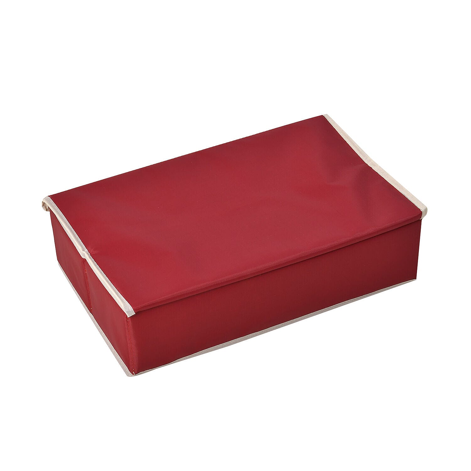 Homesmart 17 Compartment Storage Box - Shelf Organiser (Size 44x28x12 cm) - Burgundy