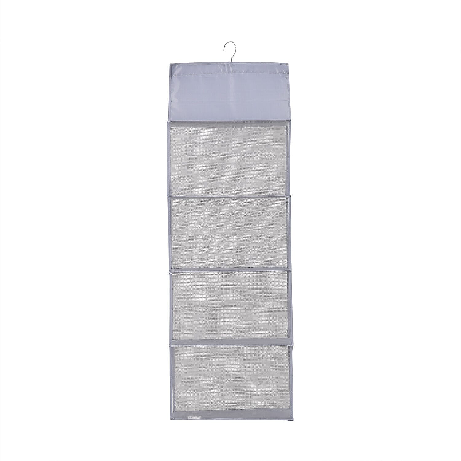 Homesmart 4 Layer Hanging Organizer For Handbags (Size - 120x40x16 cm) - Grey