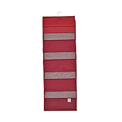 Homesmart 4 layer Hanging Organizer for Handbags (Size 120x40x16 cm) - Grey