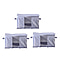 Set of 3 - Homesmart Stackable Storage Bags (Size 60x40x35 cm) - Grey
