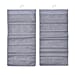 Set of 2 - Homesmart Double Sided Hanging Storage Organizer with 15 & 30 Compartments (Size 80x40x15 cm) - Grey