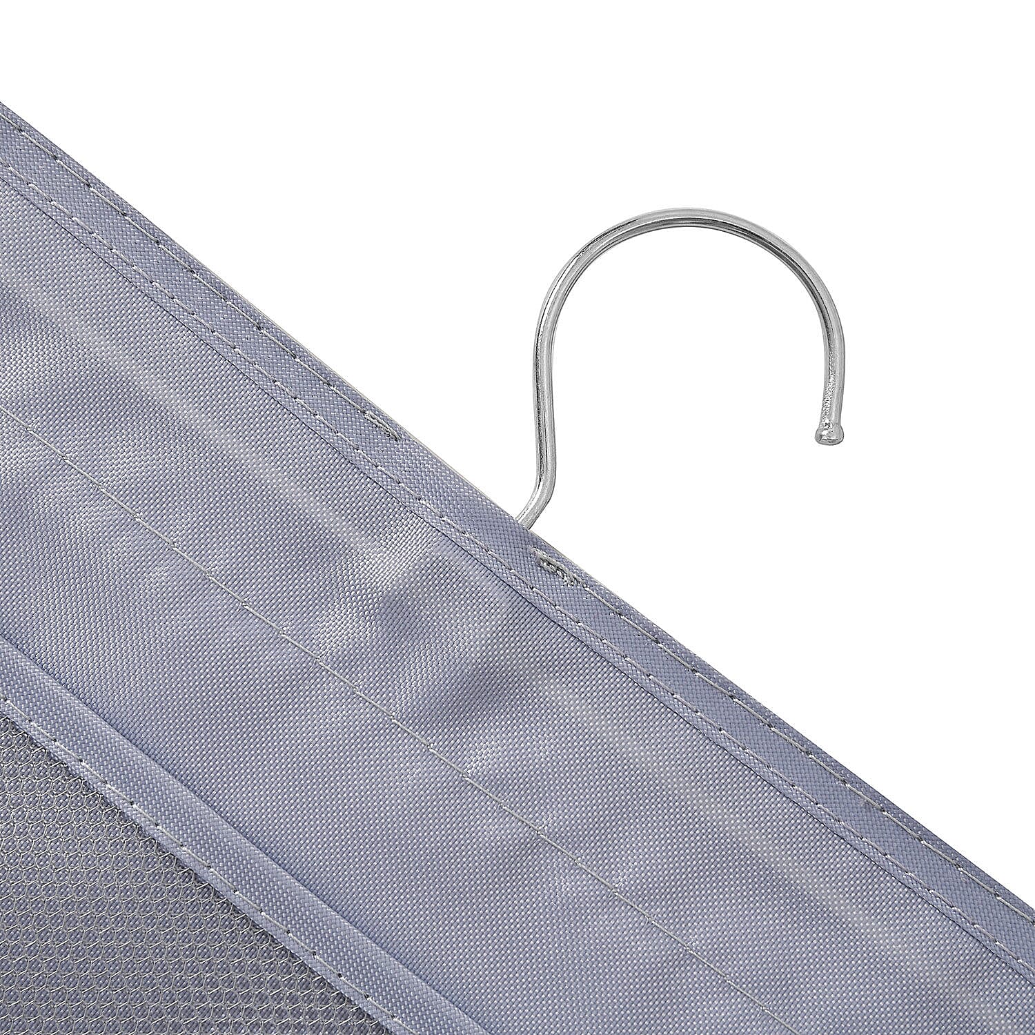 Set of 2 - Homesmart Double Sided Hanging Storage Organizer with 15 & 30 Compartments (Size 80x40x15 cm) - Grey