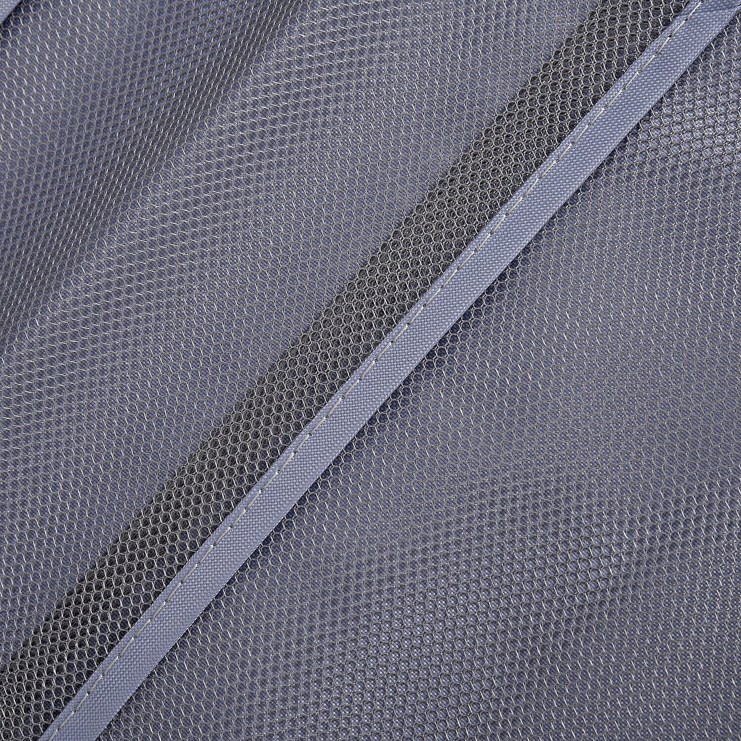 Set of 2 - Homesmart Double Sided Hanging Storage Organizer with 15 & 30 Compartments (Size 80x40x15 cm) - Grey