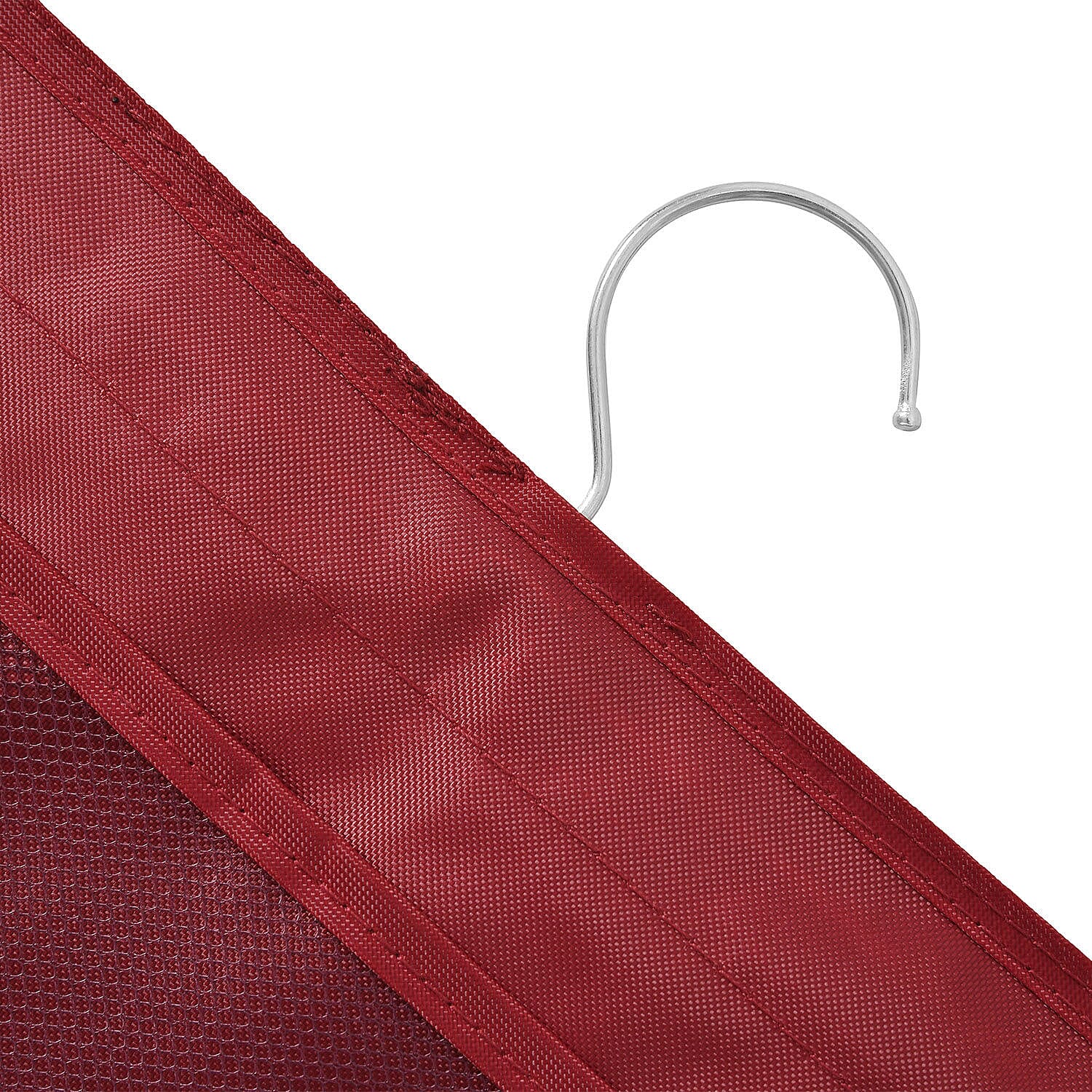 Set of 2 - Homesmart Double Sided Hanging Storage Organizer with 15 & 30 Compartments (Size 80x40x15 cm) - Burgundy