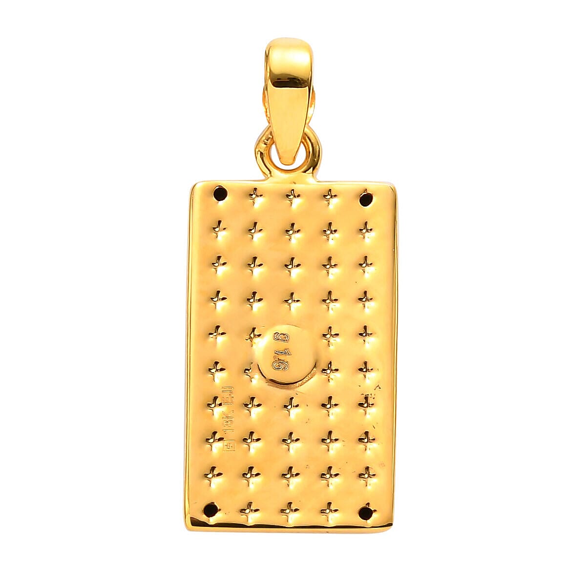 18K Yellow Gold Dragon Pendant