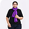 Tamsy Cashmere Wool Solid Scarf - Jade & Purple