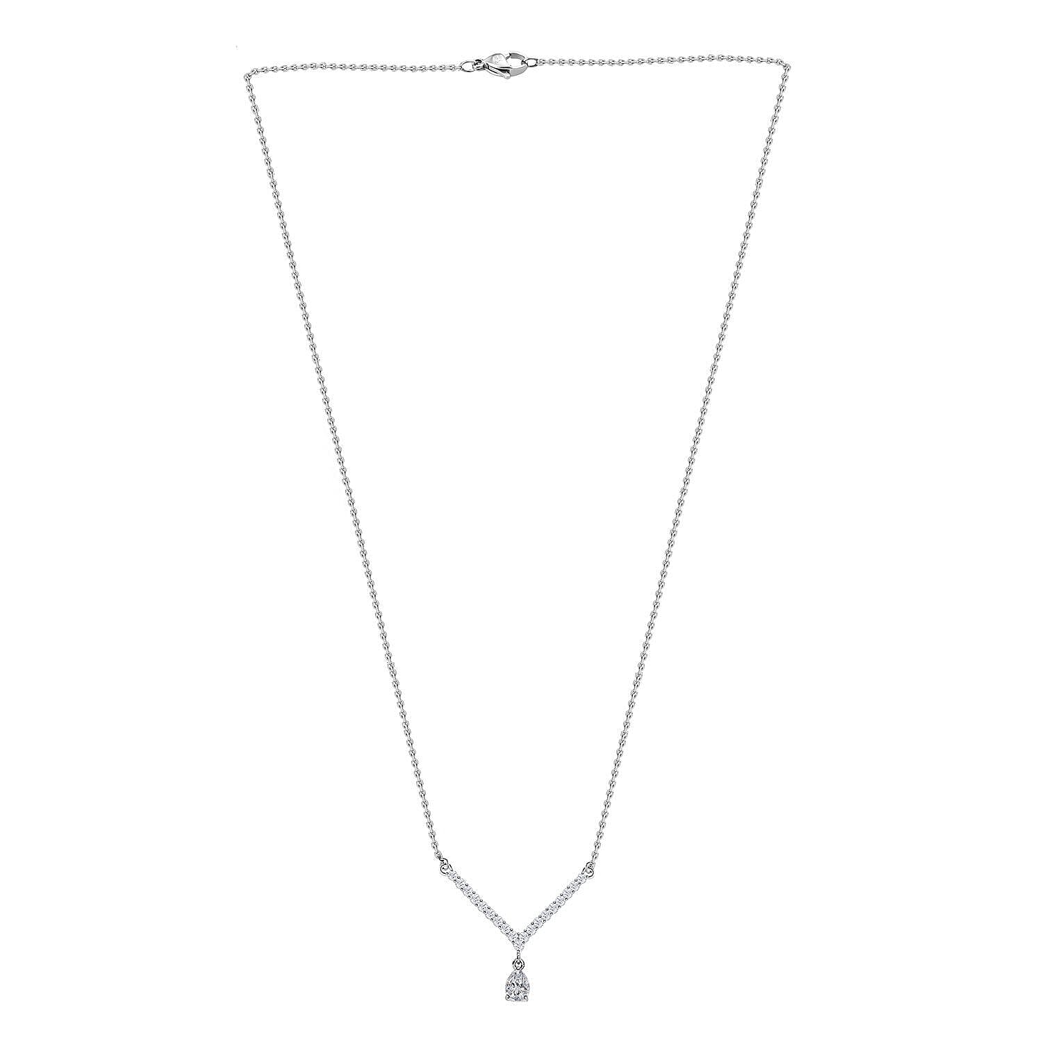 Closeout Deal - Cubic Zirconia Necklace (Size - 20)