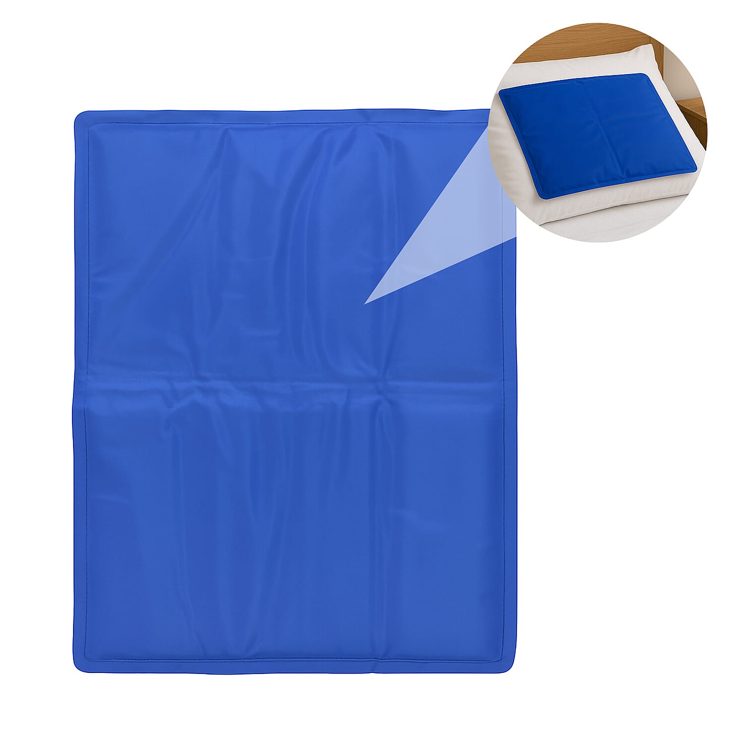 Homesmart Chillmax Pillow- Cooling Gel Pads for Pillows (Size 40x50 cm) - Blue