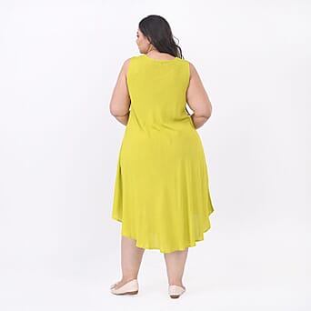 https://tjcuk.sirv.com/Products/72/6/7263564/Tamsy-Rayon-Solid-Dress-Size-44x1-in-Lime-Red_7263564_1.jpg?w=342&h=342