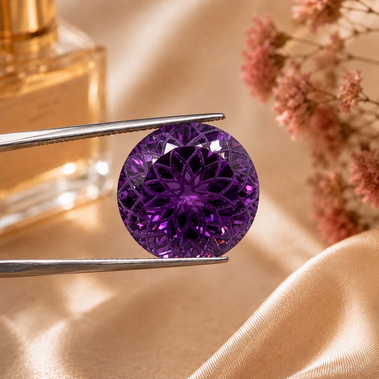 Zambian Amethyst Round 15 mm