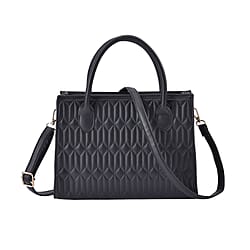 Christmas Finds - Ribbed Pattern Crossbody Bag - Nude