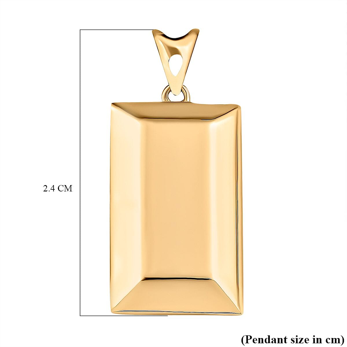 Doorbuster - 9K Yellow Gold Bar Pendant