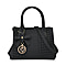 Crossbody Convertible Bag with Detachable Long Strap (Size 29x21x13 cm) - Black
