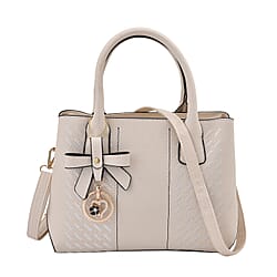 Crossbody Convertible Bag with Detachable Long Strap (Size 29x21x13 cm) - Black