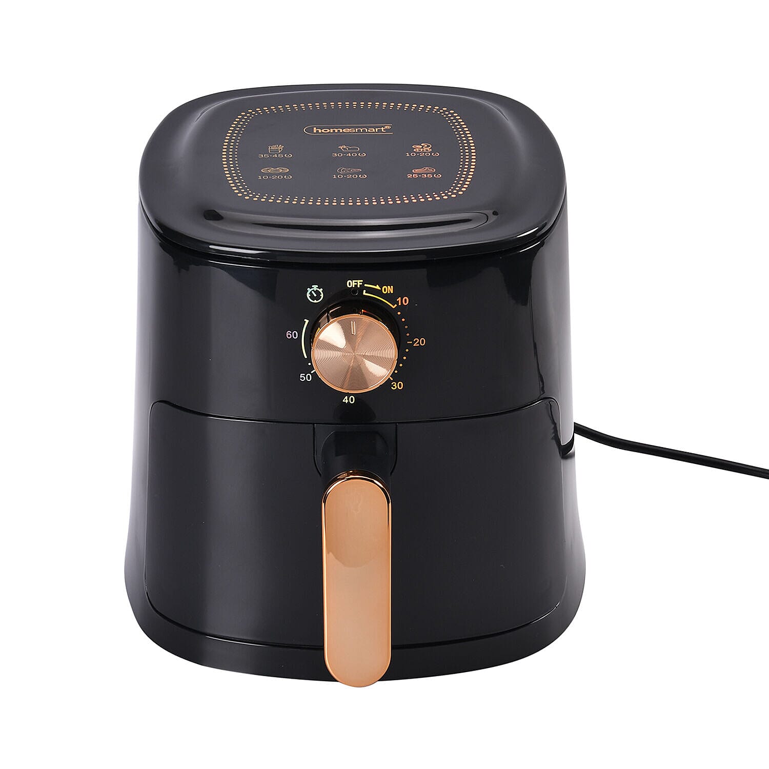 Homesmart Air Fryer 700 W 4 Litre with 360 Degree Technology - Black