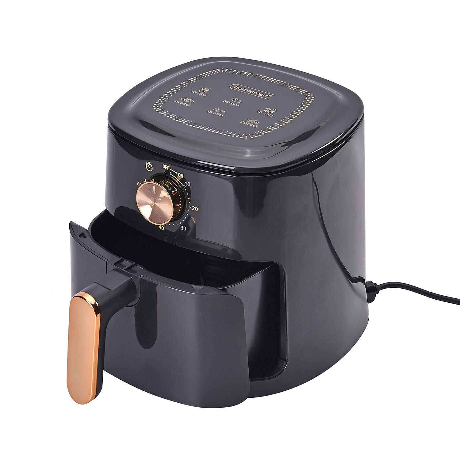 Homesmart Air Fryer 700 W 4 Litre with 360 Degree Technology - Black